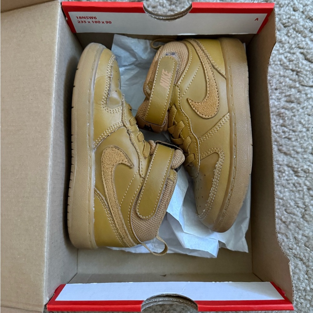 Wheat Toddler Nikes.
